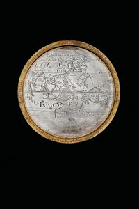 Due eccezionali globi terrestri e celesti, sostenuti da Ercole e Atlante da Abraham Drentwett