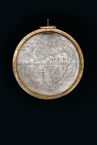 Due globi terrestri e celesti eccezionali, sostenuti da Ercole e Atlante, Augusta, 1697-99 da Abraham Drentwett