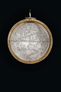 Due globi terrestri e celesti eccezionali, sostenuti da Ercole e Atlante, Augusta, 1697-99 da Abraham Drentwett
