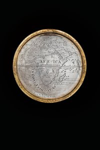 Due globi terrestri e celesti eccezionali, sostenuti da Ercole e Atlante, Augusta, 1697-99 da Abraham Drentwett