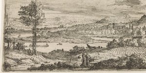 Paesaggio con fiume