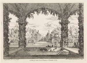 Giardino con bagno da Abraham Genoels