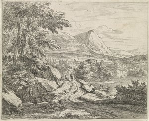Strada tra le rocce da Abraham Genoels