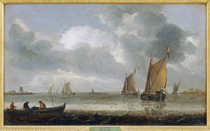 La marina argentata ... da Abraham Hendricksz van Beyeren