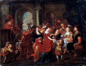 La festa di Erode da Abraham Jansz van Diepenbeeck