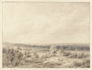 Veduta verso Alkmaar dalla duna di Schoorl
