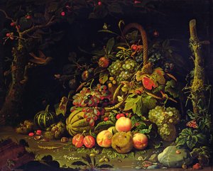 Cesto di frutta da Abraham Mignon