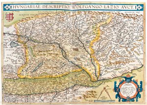 Austria, Slovenia, Bosnia ed Erzegovina, Serbia, Romania, Repubblica Ceca, Slovacchia, Ungheria, Ucraina occidentale da Abraham Ortelius