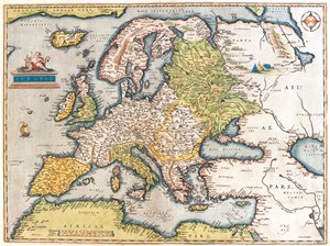 Europa da Abraham Ortelius