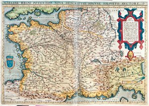 Francia da Abraham Ortelius
