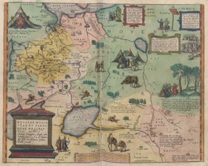 Mappa della Russia Da: Theatrum Orbis Terrarum, 1573 da Abraham Ortelius