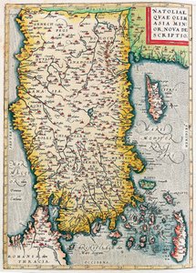 Natoliae, Quae Olim Asia Minor Nova Descriptio, mappa geografica del territorio dell