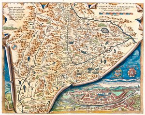 Salisburgo, Austria da Abraham Ortelius