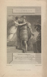 Antonio e Cleopatra Atto IV Sc. 8 da Abraham Raimbach