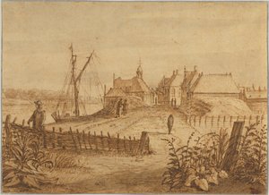 Vista di una parte della città di Amsterdam da Abraham Rutgers