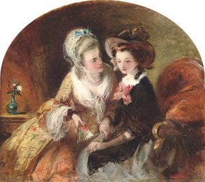 La bella di città e di campagna, 1852 da Abraham Solomon