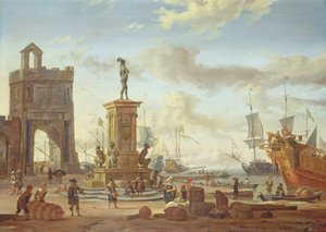 Porto di Livorno da Abraham Storck