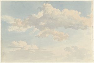 Nuvole contro il cielo blu da Abraham Teerlink