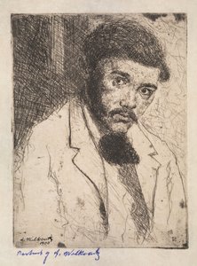 Autoritratto, 1900 da Abraham Walkowitz