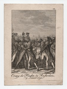 Ingresso dei Franchi ad Amsterdam da Abraham Wolfgang Küffner