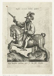 Cavaliere tedesco con pistola da Abraham de Bruyn (attributed to)