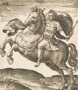 Domiziano da Dodici Cesari a cavallo