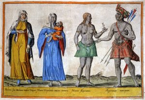 Popoli indigeni del Nord Africa, c.1580 da Abraham de Bruyn