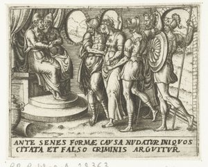 Susanna davanti ai giudici da Abraham de Bruyn
