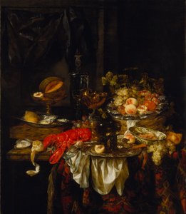Natura morta con banchetto da Abraham van Beyeren
