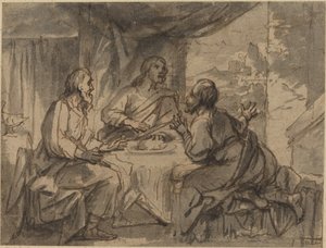Cena in Emmaus da Abraham van Diepenbeeck