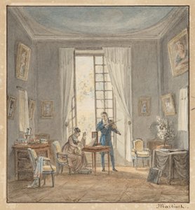 Salone interno con Gabriel d