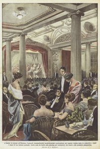 A teatro in mezzo all