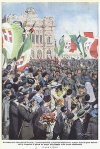 Ai reduci dalle battaglie di Francia da Achille Beltrame