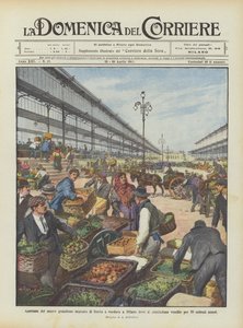 Apertura del nuovo mercato di frutta e verdura a Milano