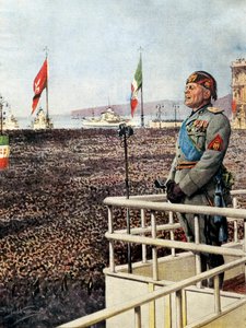 Benito Mussolini. Politico fascista italiano, duce d