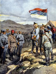 Guerra balcanica: Re Nicola del Montenegro da Achille Beltrame