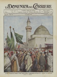 Cerimonia inaugurale del minareto di Homs demolito durante il bombardamento nell