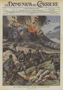 Come fu distrutto un posto austriaco di rifornimento, sulle pendici del Lavarone