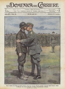 Con il labbro dei Capi, la Patria bacia i suoi eroi
