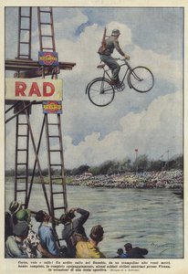 Corsa, volo e tuffo! da Achille Beltrame