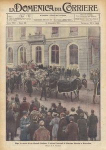 Dopo la morte di un Grande Italiano da Achille Beltrame
