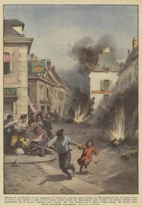 Durante le esercitazioni di un reggimento di artiglieria francese, dodici granate da 120