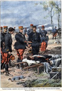Episodio della guerra del 1914: Il generale Noel Edouard de Curieres de Castelnau (1851-1944), comandante dell
