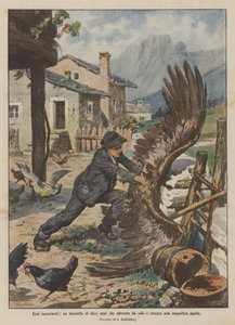 Eroi incoscienti, un fanciullo di dieci anni che affronta da solo e strozza una magnifica aquila