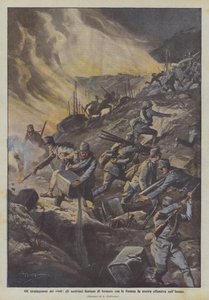 Gli stratagemmi dei vinti, gli austriaci tentano di fermare con le fiamme la nostra offensiva sull