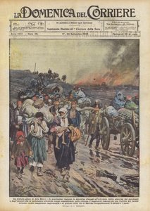 Greci in fuga da Smirne, guerra greco-turca (1919-22) 1922