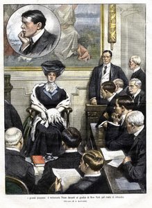 Processo di Harry Thaw a New York nel 1907. Harry Thaw, figlio di una famiglia di industriali all