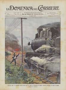 I fanciulli eroi, il giovinetto italiano Bradi salva un treno di passeggeri in America