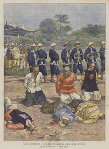 I gravi avvenimenti in Cina la fucilazione di alcuni cinesi convertiti