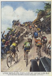 I clamorosi entusiasmi dei tifosi di Guerra e di Binda hanno caratterizzato la prima fase del Giro d